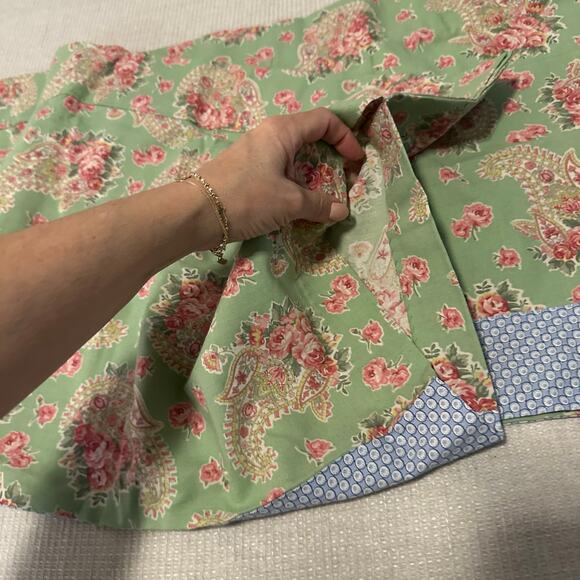 Tommy Hilfiger Window Curtains Cottagecore Floral Striped Panels Valance 17x87 - Picture 4 of 7